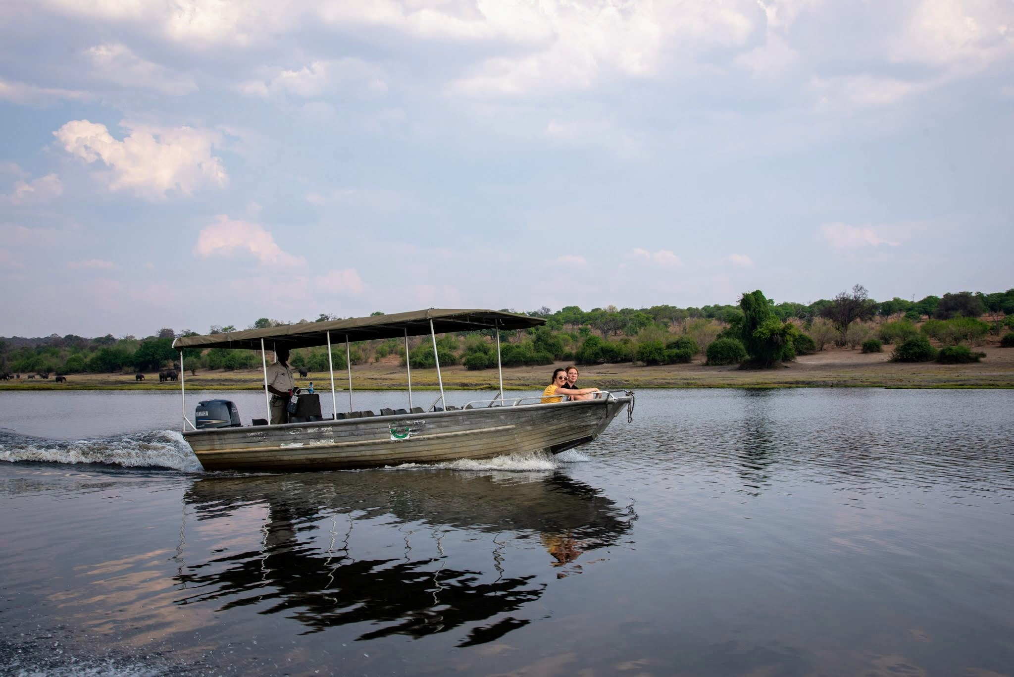 boat safari  in Chobe National Park